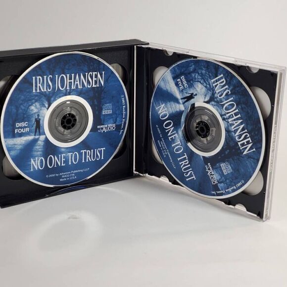 NO ONE TO TRUST BY IRIS JOHANSEN READ BY KATE BURTON [CD, Audio Book] - Picture 4 of 6